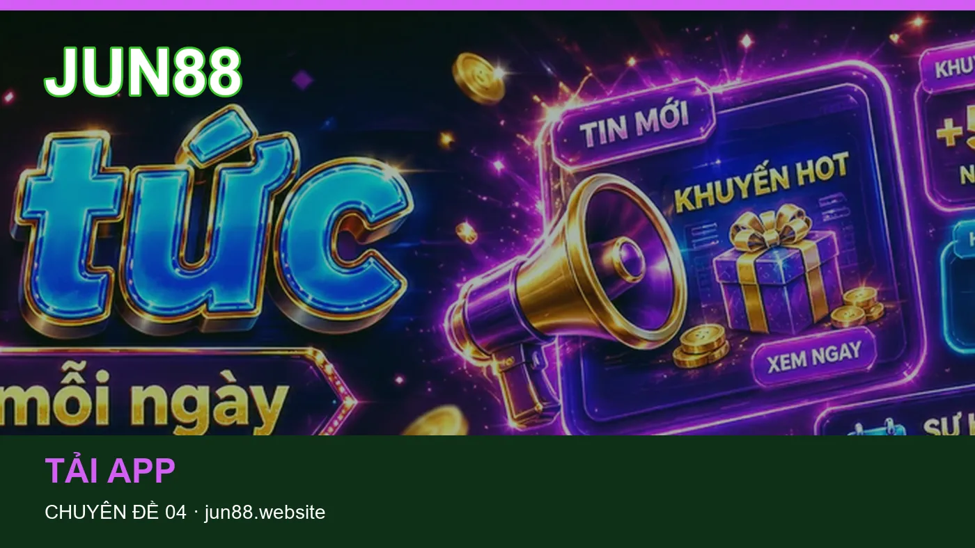 Trải nghiệm Thể thao trên điện thoại cùng cẩm nang JUN88